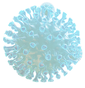 —Pngtree—3d cyan corona virus element_5325427 1
